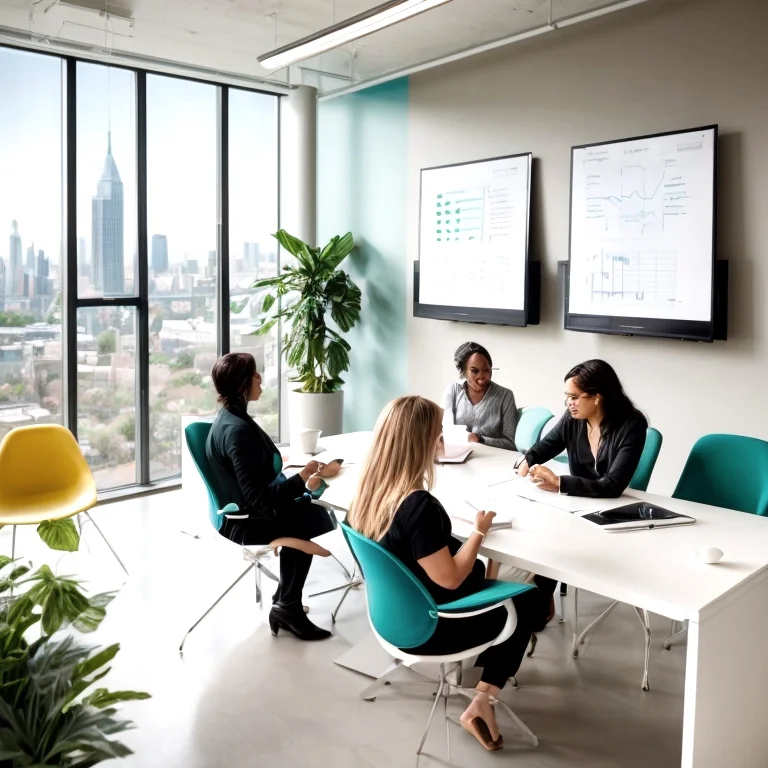 Participants practicing mindfulness