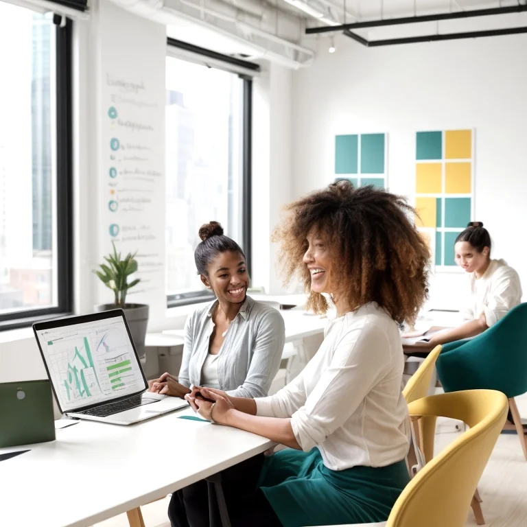 Workshop session with collaborative boards